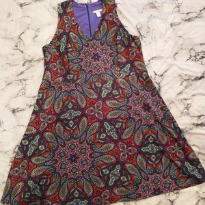 London Times Paisley Psychedelic Dress 20W